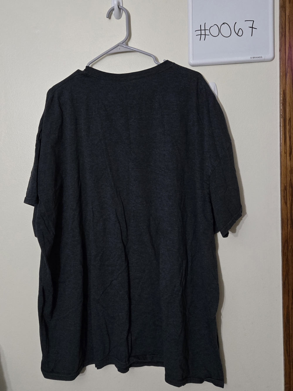 Athletic Works 4XL Dark Charcoal Crew Neck Short Sleeve Tee #0067